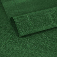 Бумага гофрированная Италия 50 см.* 2,5м. 140 гр. 961 темно-зеленый  CR140/961